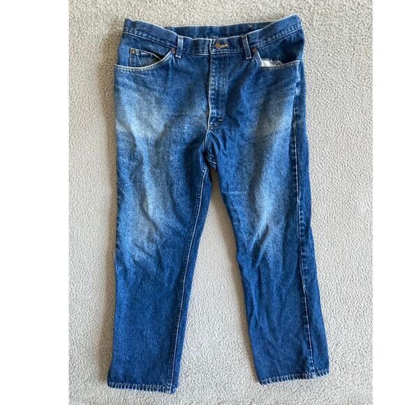 Lee Other - Lee Jeans 40 x 30 Men Straight Leg Zip Up Medium Wash Blue Denim Pants (36 x 28)